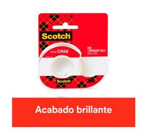 Cinta cristal 19 mm 20 m + dispensador scotch