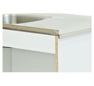 Mueble base lavaplatos 100 cm ED 2 puertas blanco Mobikit