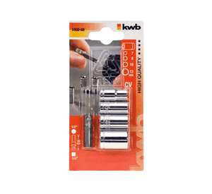 Adaptador + llave de vaso 1/4 30 mm 105000 KWB
