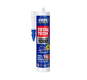 Adhesivo sellador 290 ml Total Tech blanco Ceys