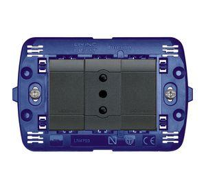 Toma simple semiarmada 10a 250v Bticino