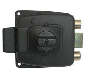 Cerradura sobreponer puertas de 30 a 45 mm con seguro 2004 negro Scanavini