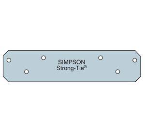 Fleje largo 6'' galvanizado carga pesada Simpson Strong-Tie.