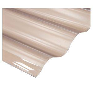 Premium 0.7x812x3660 mm policarbonato bronce ondulado