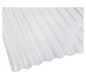 Ondulado 0,5x812x3660 mm policarbonato transparente Multimarca