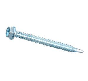 Tornillo autoperforante hexagonal sin golilla 12x2'' blister 10 unidades Imporper