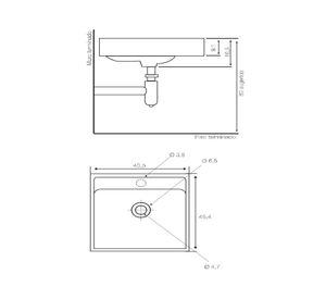 Lavamanos Reggio blanco 7.1 litros Briggs