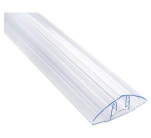Perfil union H clip alveolar transparente 4-10mm 5,8 m