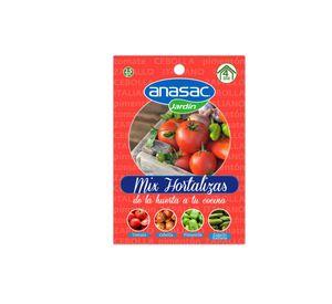 Mix semillas hortalizas 4 variedades 2.5 gr Anasac