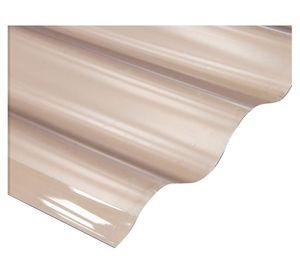 Ondulado 0,5x812x3660 mm policarbonato bronce Multimarca