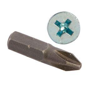 Tornillo volcanita 8 mm x 3'' rosca madera zinc PH2 10 unidades Imporper
