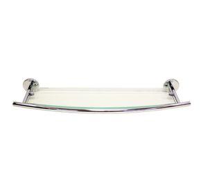 Repisa cristal Modena cromo 50 cm