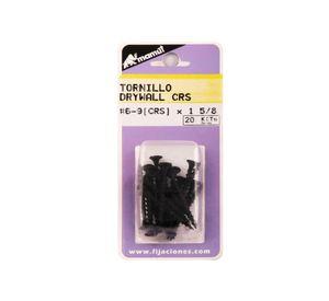 Tornillo autoperforante 6-9 (crs)x1 5/8'' negro Mamut