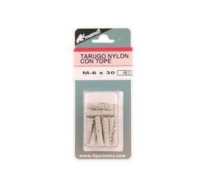 Tarugo con tope M-6x30 mm gris 15 unidades Mamut