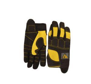 Guante Antibrivación negro/amarillo Wrk Work
