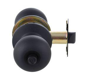 Cerradura embutir pomo dormitorio 206 negro mate Odis