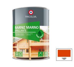 Barniz marino 1/4 galón caoba brillante Tricolor