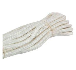 Nylon trenzado 8 mmx10 m blanco