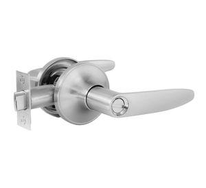 Cerradura tubular manilla baño/dormitorio plata antibacteriana Bash