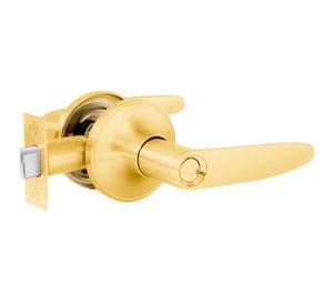 Cerradura tubular manilla baño/dormitorio bronce antibacteriana Bash