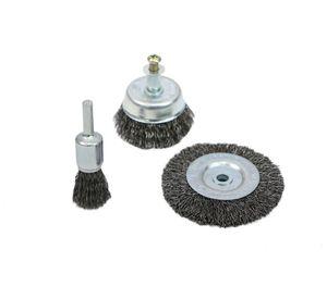 Set de gratas para taladro 4 piezas KWB