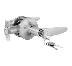 Cerradura tubular manilla dormitorio plata antibacteriana Bash