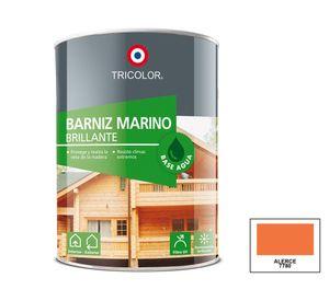 Barniz marino 1/4 galón alerce brillante Tricolor
