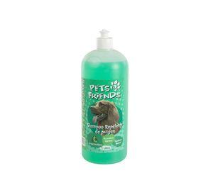 Shampoo repelente pulgas 1 litro eucaliptus Pets&Friends