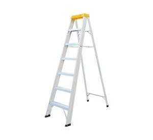 Escalera tijera simple alto 112.5 cm 6 peldaños
