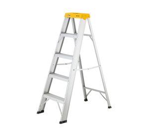 Escalera alto 123.5 cm 4 escalones tijera simple Robust