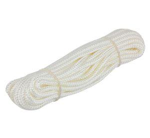 Nylon trenzado 6 mmx10 m blanco
