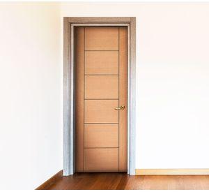 Puerta interior Capri III Enchapada 70x200 cm Multimarca