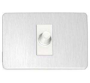 Placa armada dimmer Orión gris Schneider