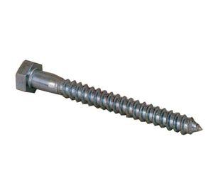 Tornillo tirafondo 5/16''x3'' zincado x15 unidades Imporper