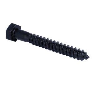 Tornillo tirafondo 5/16''x2 1/2'' pavonado x15 unidades Imporper
