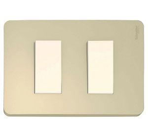 Placa armada 9/15 Orión marfil Schneider