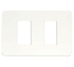 Tapa doble Orión blanco Schneider