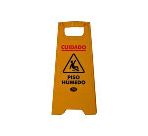 Señalética piso húmedo amarillo All clean