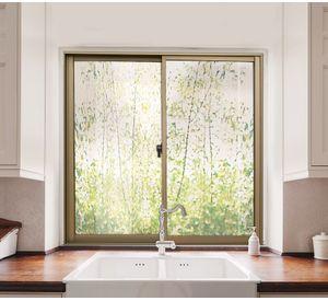 Ventana Aluminio 100x100 cm  Corredera Titanio