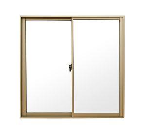 Ventana Aluminio 100x100 cm  Corredera Titanio