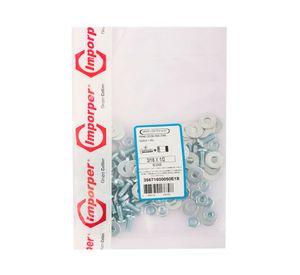Perno cocina ranura combinada 3/16x1/2'' zincado 50 unidades Imporper