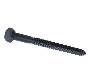 Tornillo 5/16'' x 4'' tirafondo pavonado x2 unidades Imporper