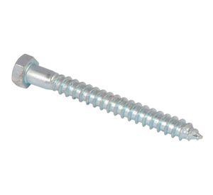 Tirafondo 3/8 x 3 1/2'' zincado 15 unidades Imporper