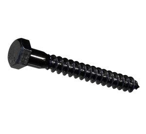 Tornillo Tirafondo 5/16 x 3" pavonado 15 unidades Imporper