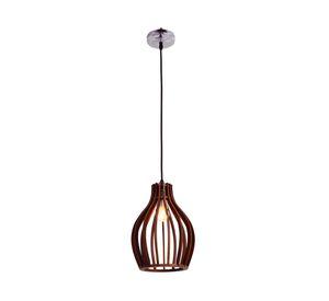 Lámpara colgar 1L E27 ML1680942 madera