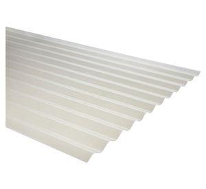 Plancha fibra de vidrio premium ondulada luz difusor 0,7x850x2500 mm