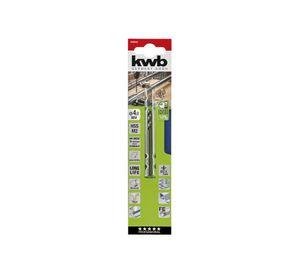 Broca 4 mm HSS akku top acero inoxidable KWB