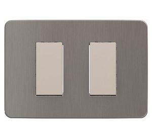 Placa armada 9/15 Orión Bronce Schneider