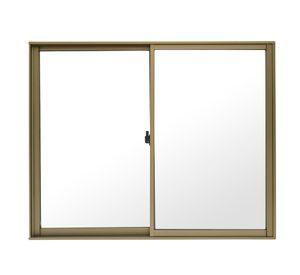 Ventana Aluminio 121x100 cm  Corredera Titanio