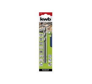 Broca 10 mm HSS akku top acero inoxidable KWB